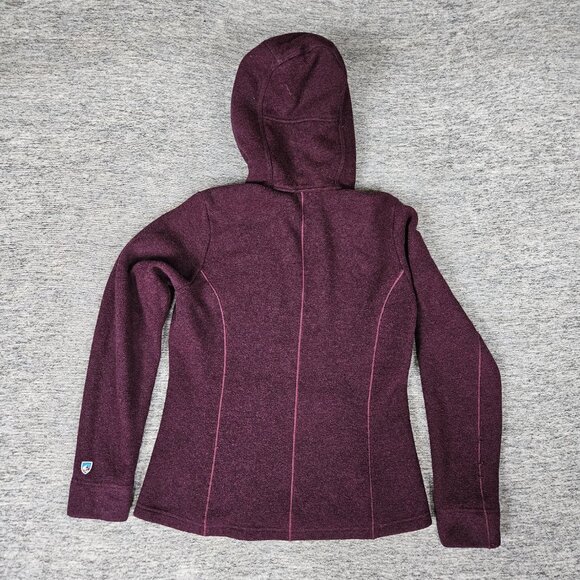 Kuhl Hoodie Womens Small Stella Hoody Jacket Fleece Zip Up Outdoors Purple - Picture 2 of 13